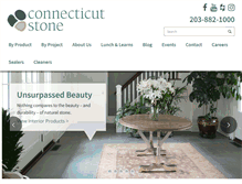 Tablet Screenshot of connecticutstone.com